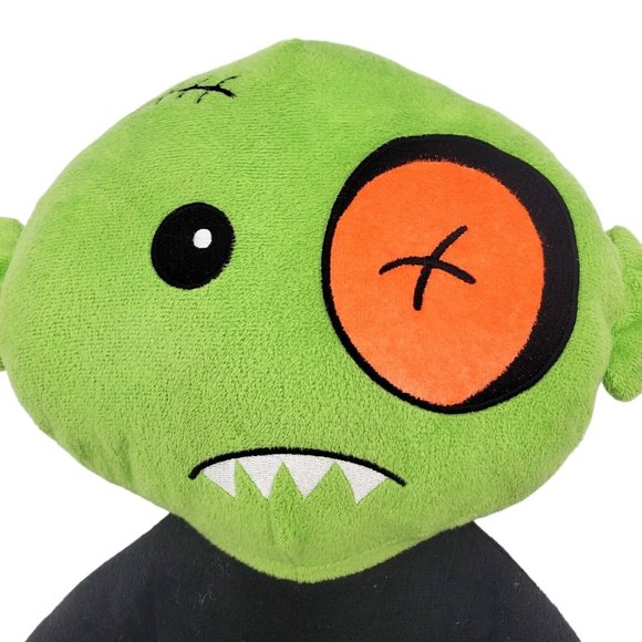 BJ Toys Green Zombie Vampire Dracula Stuffed Animal Plush‎ 18" Plush Halloween - Picture 3 of 5
